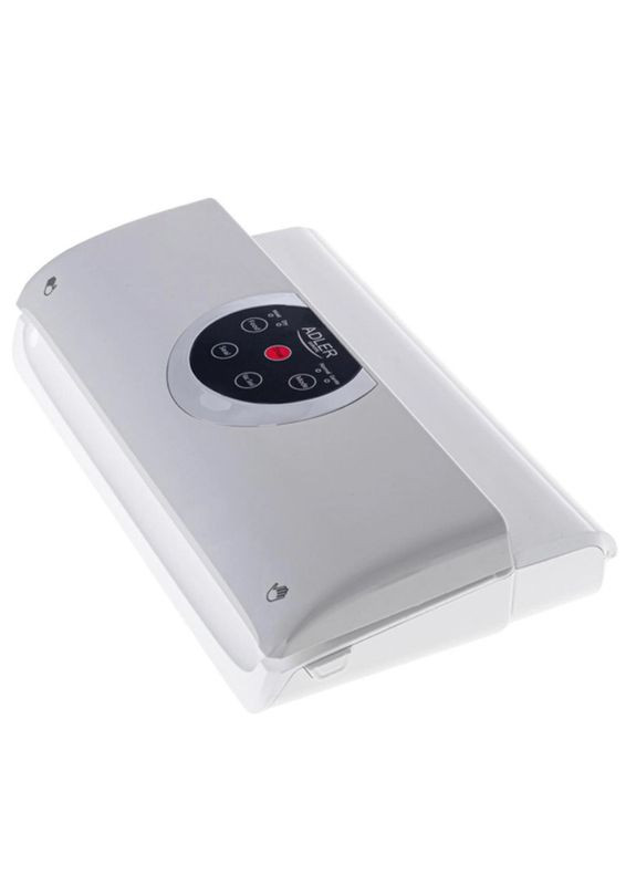 Вакуумний пакувальник для дому AD 4503 Білий електричний домашній вакууматор для продуктів на 130 Вт з контейнером для Adler (372458845)