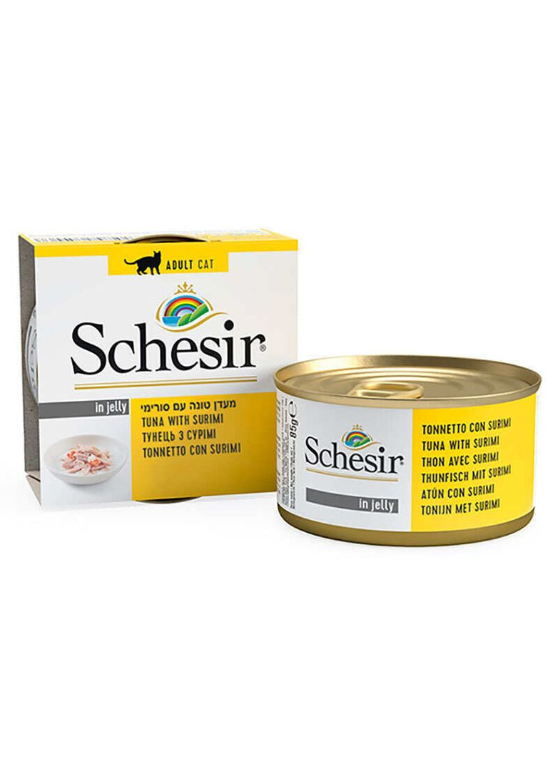 Tuna with Surimi - Консервований корм з тунцем і сурімі для дорослих котів - 85 г Schesir (327070831)