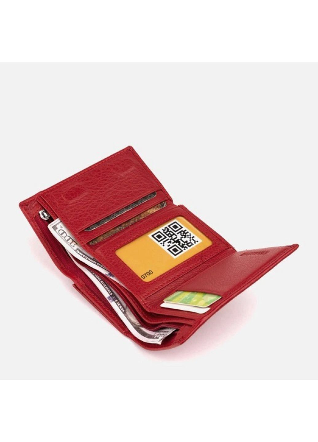 Жіночий шкіряний гаманець на магнітах ST 10031 (290663495)