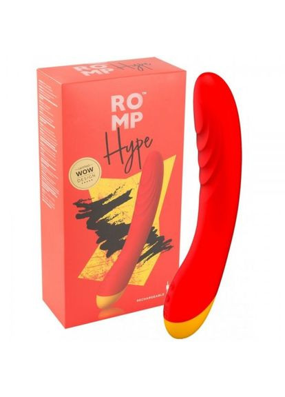 Класичний вібратор Hype, Червоний Romp (297395017)