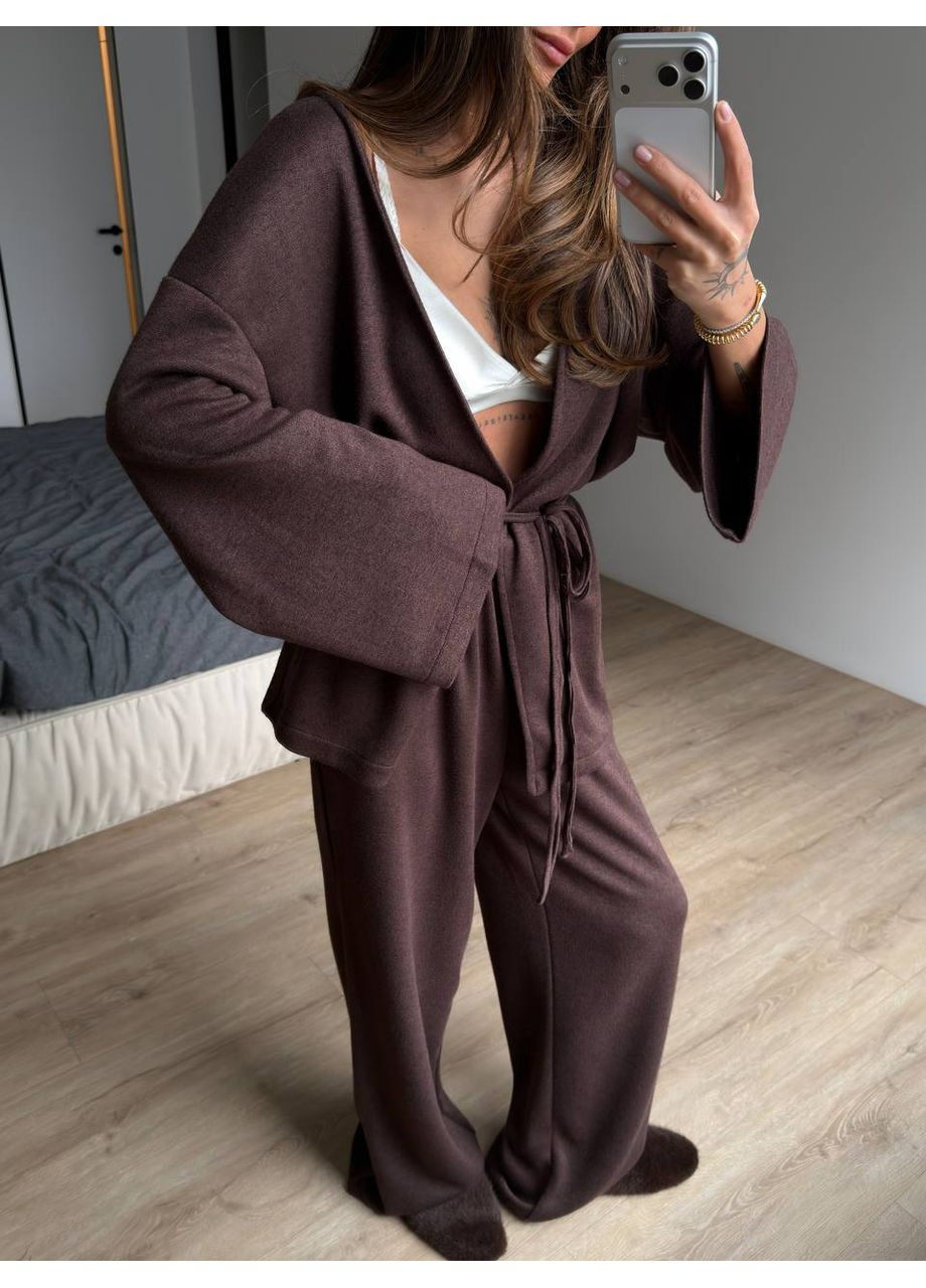 Женский теплый костюм-кимоно из двухсторонней ангоры 🤤 (ЗАМЕР В ОПИСАНИИ) GD/GL Модний простір (370147120)