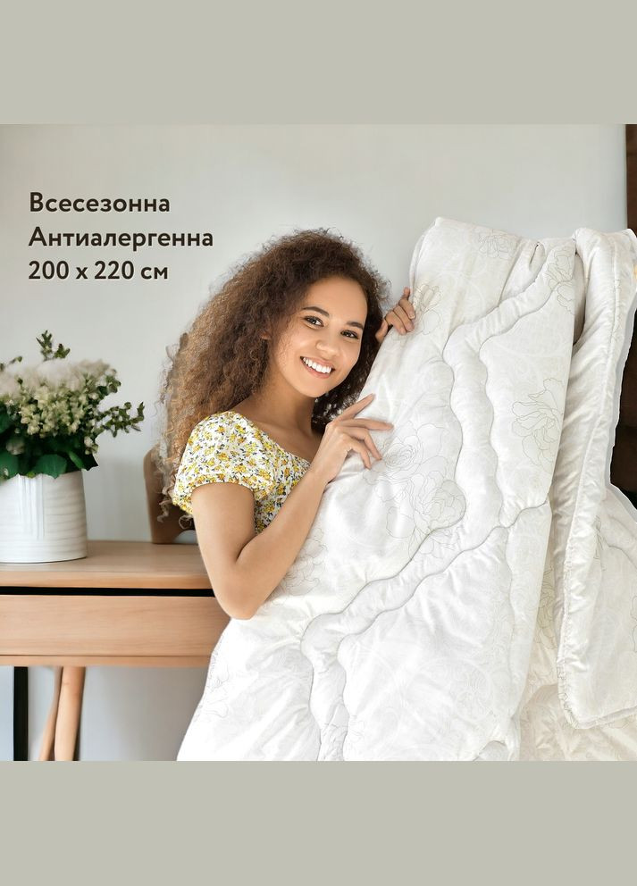 Всесезонна ковдра Air Dream Classic 200Х220 см троянди (8-11752*001) IDEIA (282313543)