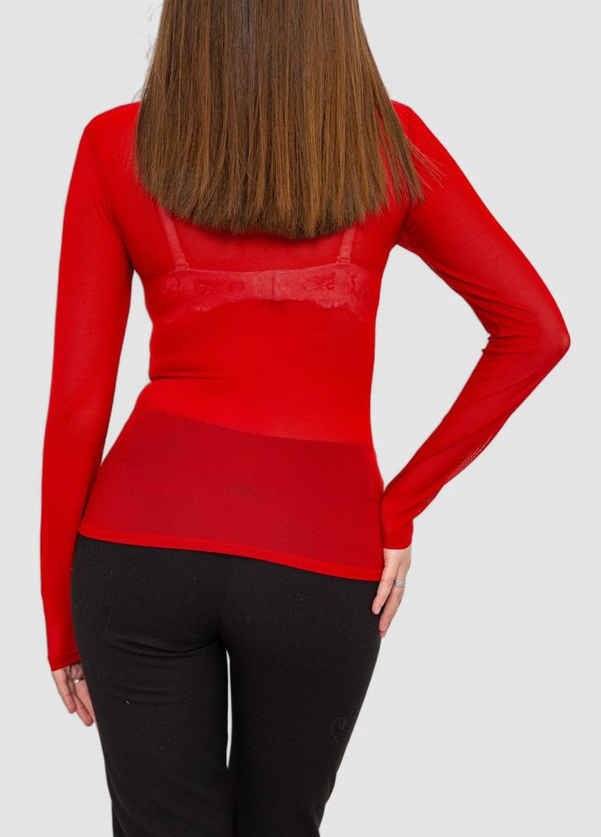 Красный демисезонный кофта женская сетка Ager 186R660
