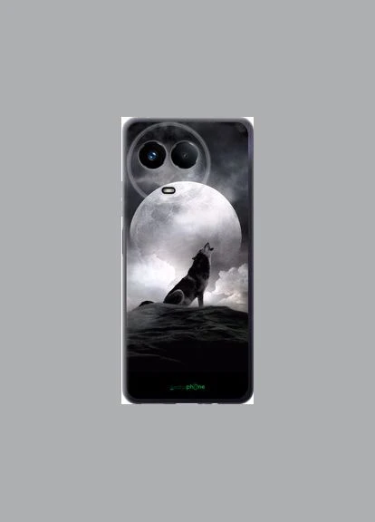 Чохол на Realme Realme 11 5G Вовк, що виє "934u-3175-2448" Endorphone (376491291)