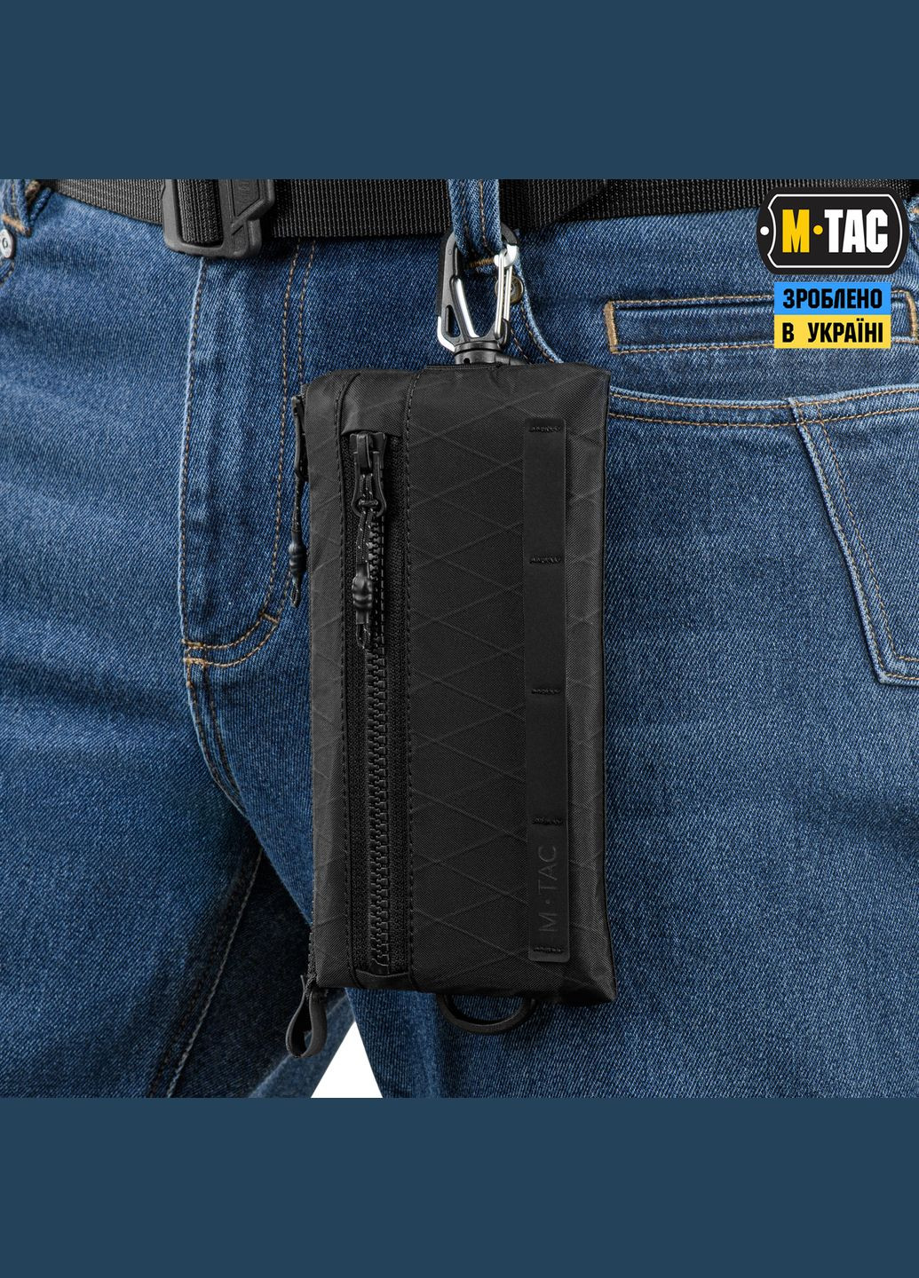 Кошелек горизонтальный с карабином X-PAC Elite Black M-TAC (326973882)