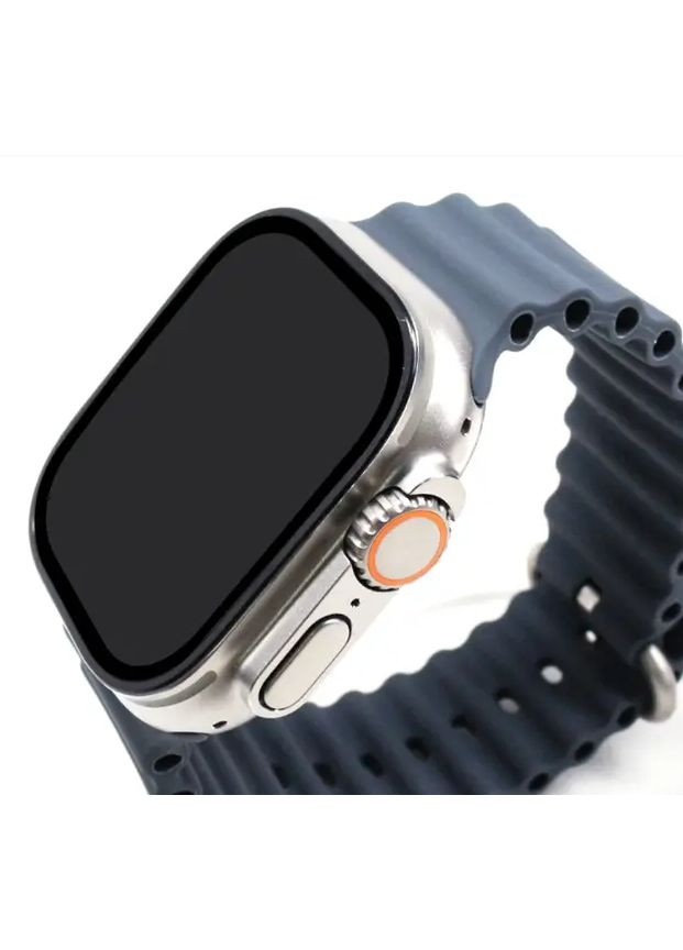 Защитное стекло на Smart Watch 49 mm Ultra Гибкие 3D смарт часы ультра 49 мм glass full glue anti shock Protect (369137212)