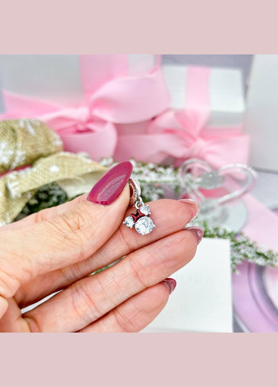 Срібна намистина «Силует Міні Маус» No Brand (330768590)