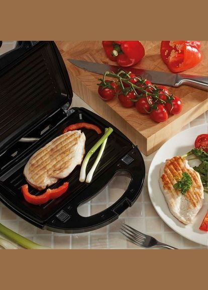 Мультимейкер вафельница бутербродница сэндвичница гриль электрическая 3 в 1 съемные формы 750 Вт Crownberg (306716624)