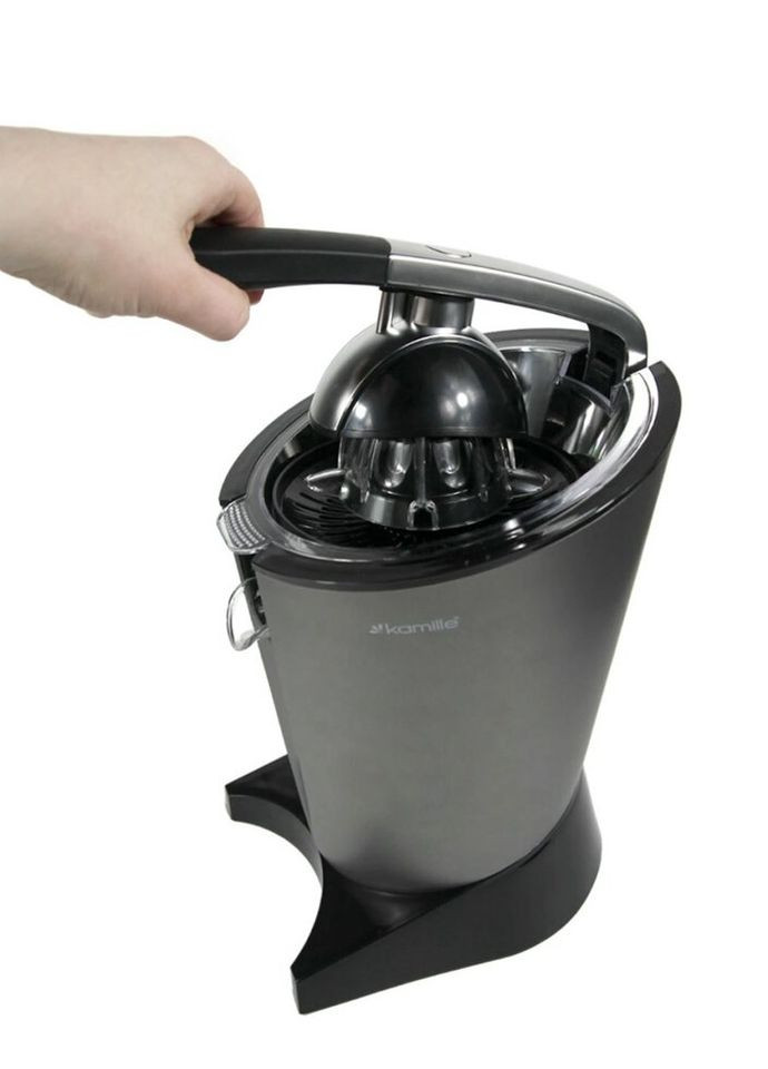 Соковитискач для цитрусових KM-6739 300 Вт сіра Kamille (335584297)