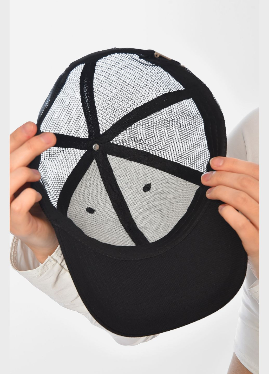 Кепка жіноча чорного кольору Let's Shop (331600781)