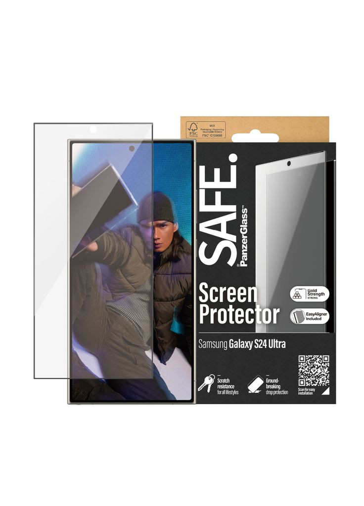 Стекло защитное (m481111) Panzerglass Samsung S 2024 Ultra Ultra-Wide Fit w. EasyAligner (367070777)