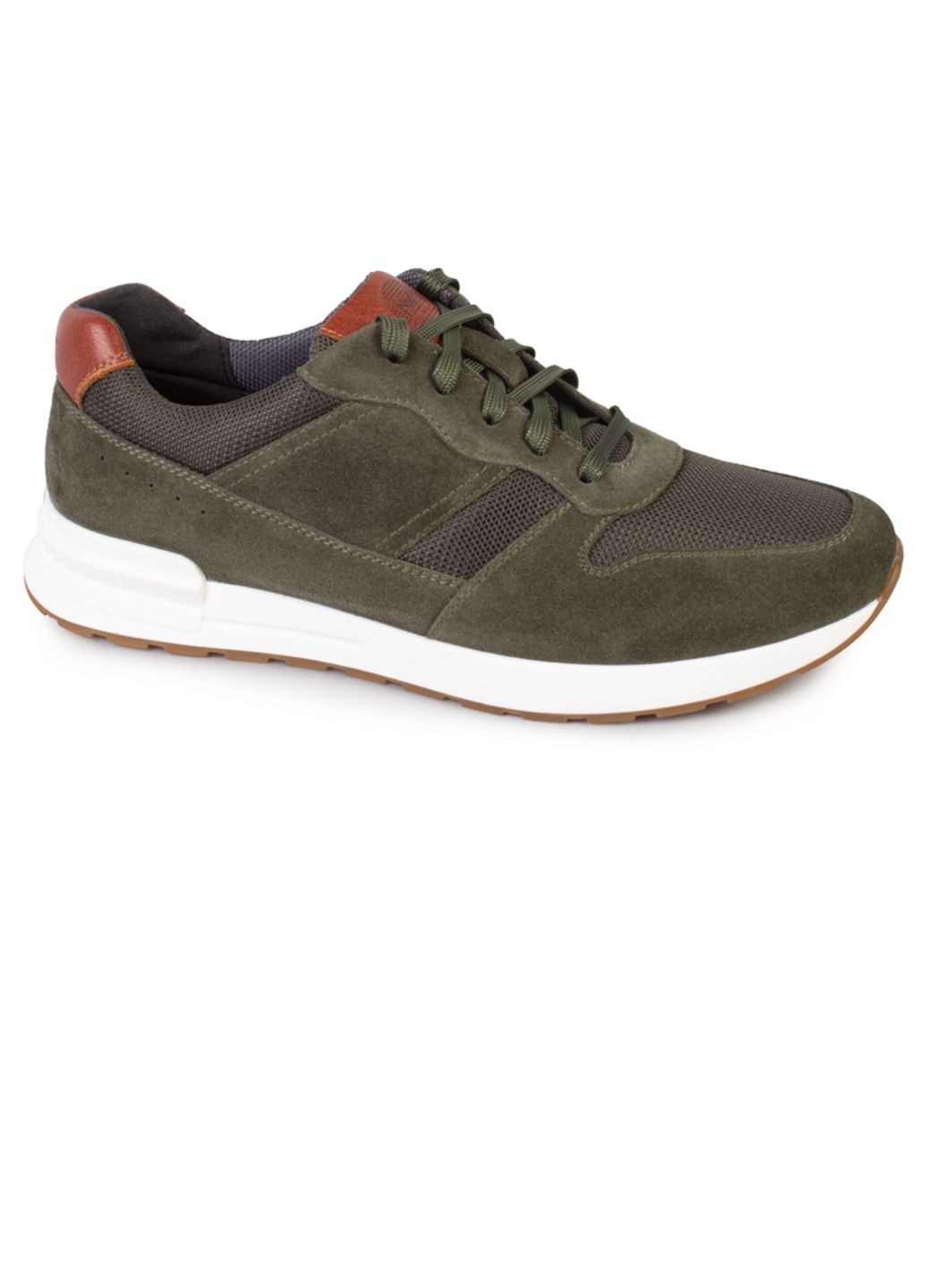 Зеленые демисезонные кроссовки мужские бренда 9200455_(2) ModaMilano
