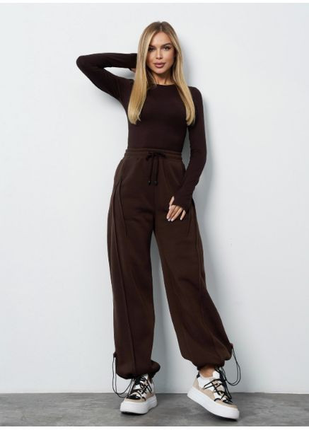 Утепленные штаны багги на кулисках No Brand (369290358)