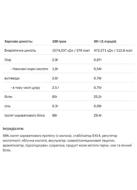 Isolate Protein - 2000g Chocolate (До 11.26) Allnutrition (396460551)