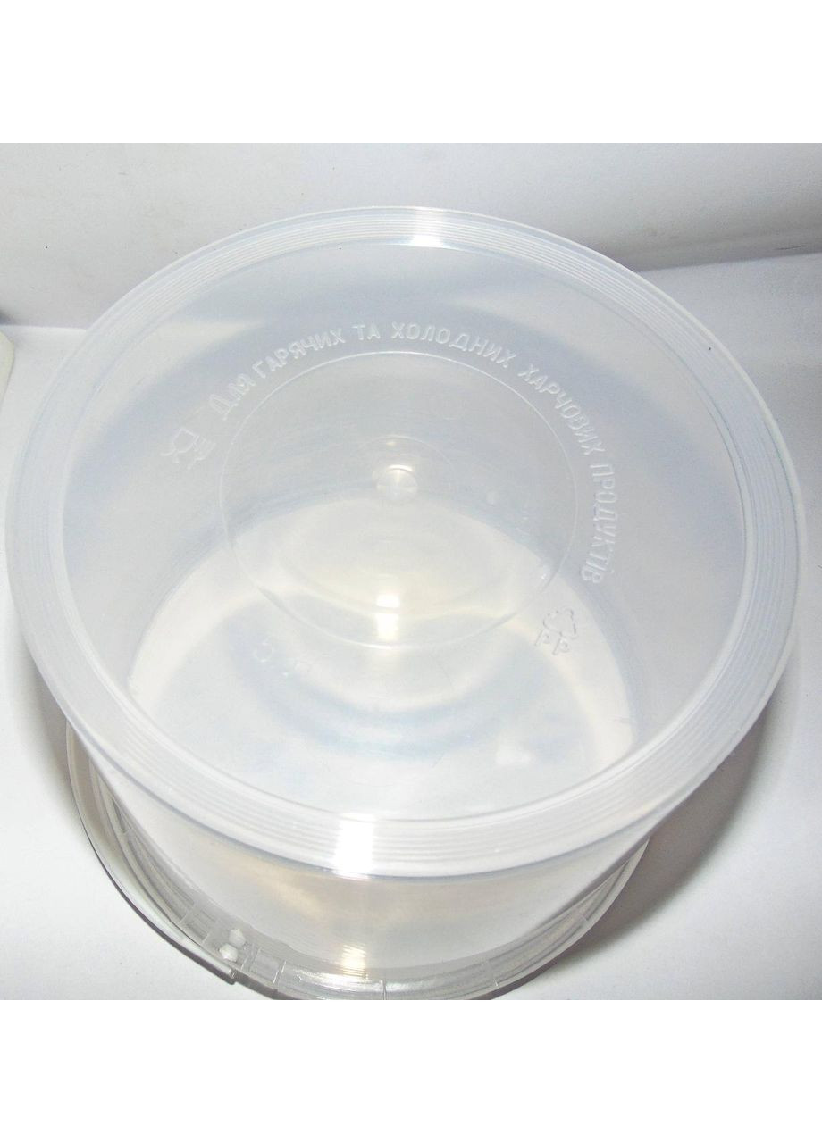 Відро пластикове харчове прозоре з кришкою 3л Лібо-Пласт (303208495)