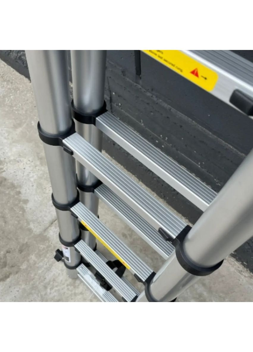 Телескопическая лестница-стремянка cкладная алюминевая высота 5,8 м (2104618853) No Brand (370606355)