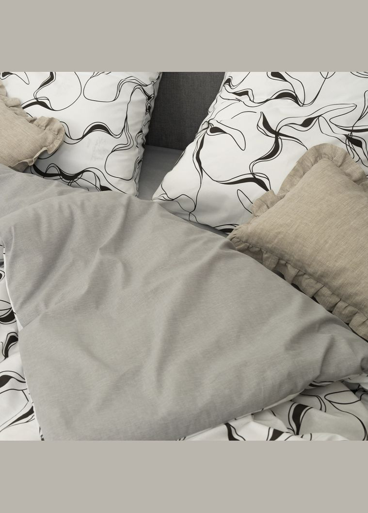 Комплект постільної білизни Двоспальний Ранфорс 24290 Viluta (339602491)