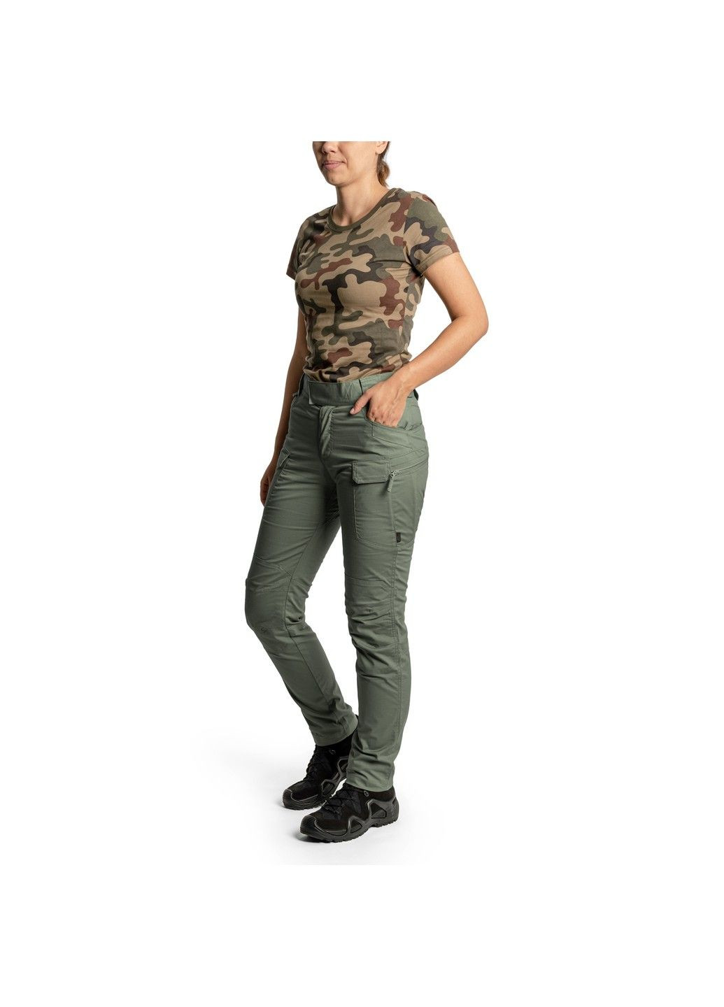 Жіночі штани Helikon Women's UTP Resized PolyCotton Rip-Stop Olive Drab Helikon-Tex (353969484)