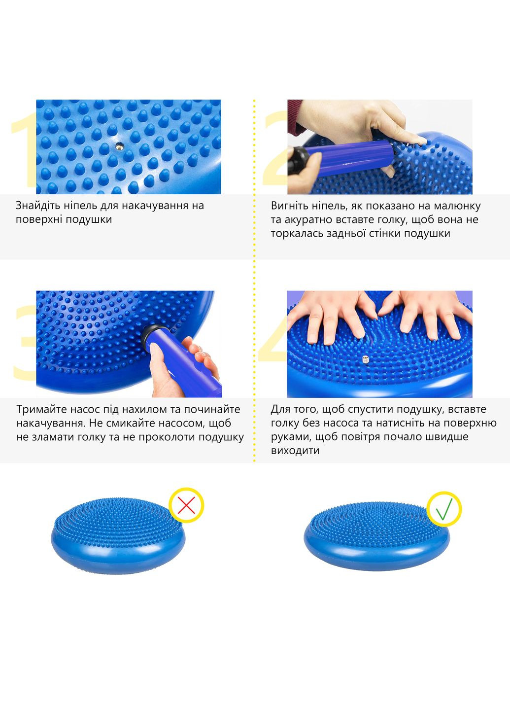 Балансировочная подушка-диск 33 см (сенсомоторная) массажная Grey Cornix XR-0053 (345713419)