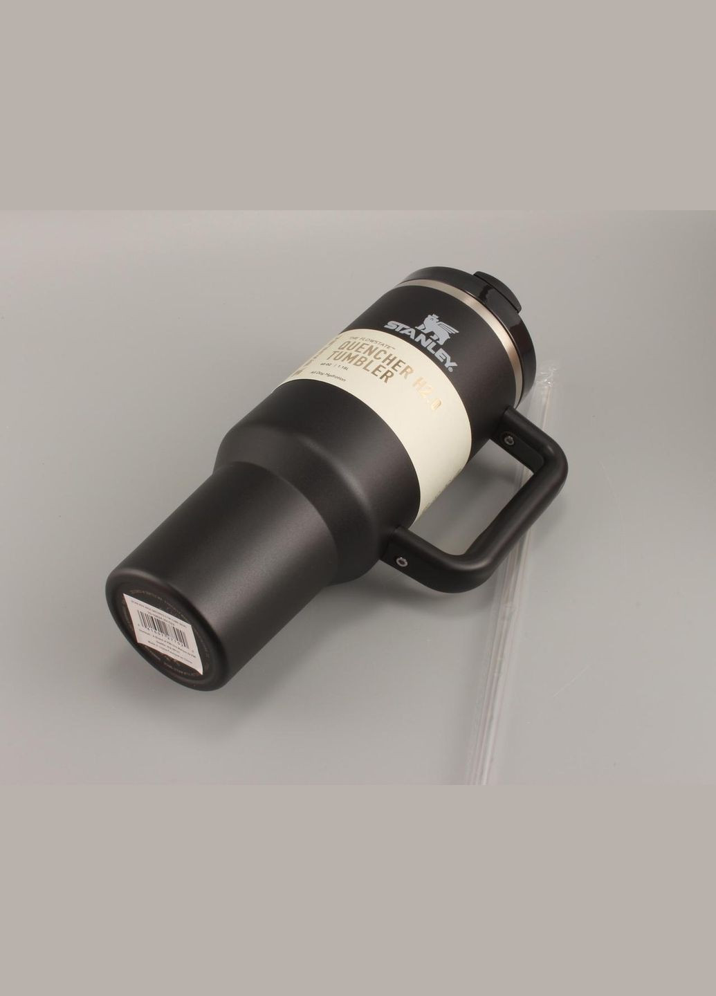 Термос термочашка Quencher H2.0 Tumbler з нержавіючої сталі Black 1,18 л KT6007802 Stanley (315833212)