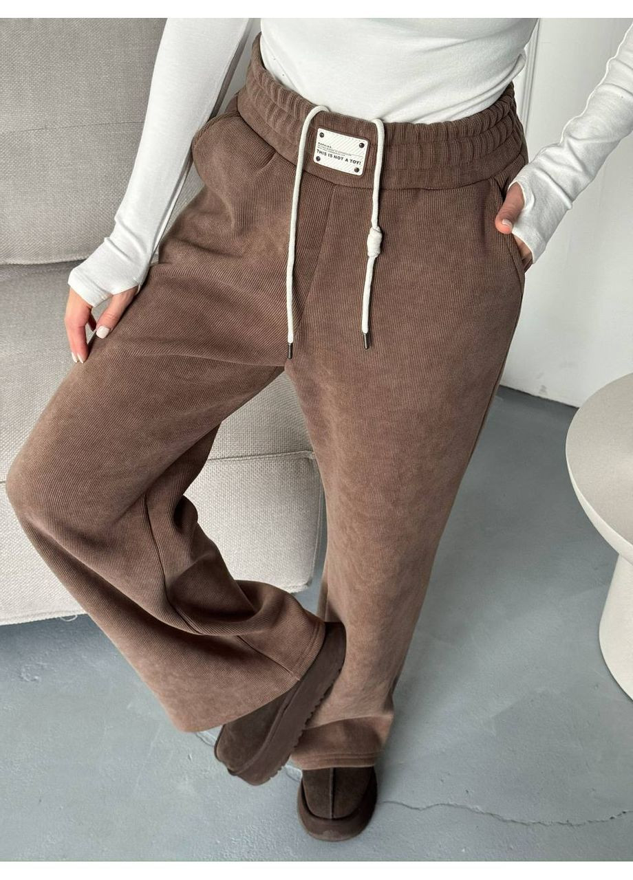 Женские брюки вельветовые на флисе. Osoblyva (371681648)