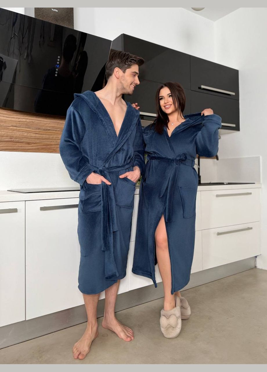 Универсальный махровый халат на запах No Brand (318561500)