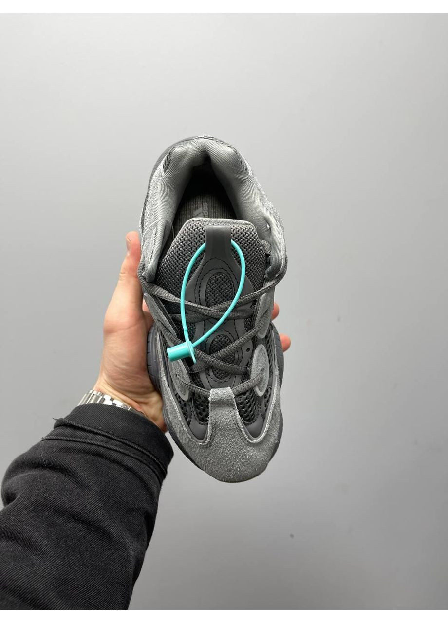 Сірі Осінні кросівки чоловічі adidas yeezy boost 500 granit адідас ізі буст No Brand