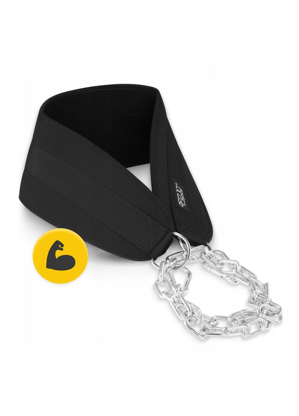 Пояс атлетический для отягощения Dip Belt 100 см Black (P-5905973402262) 4FIZJO (316656138)