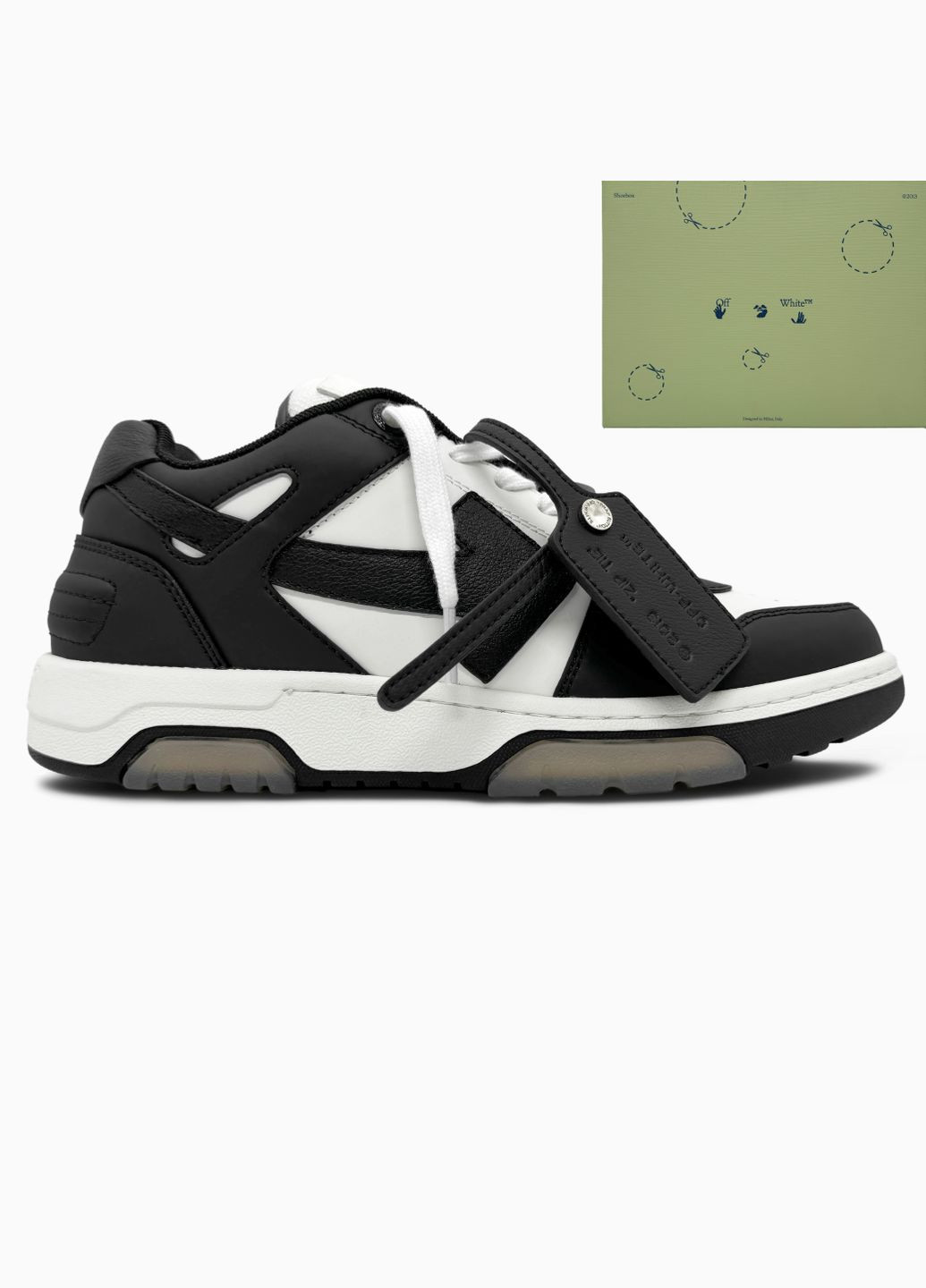 Кроссовки женские и мужские Off-White Out of Office Black White | Офф-Вайт черные No Brand чёрные демисезоны (342059636)