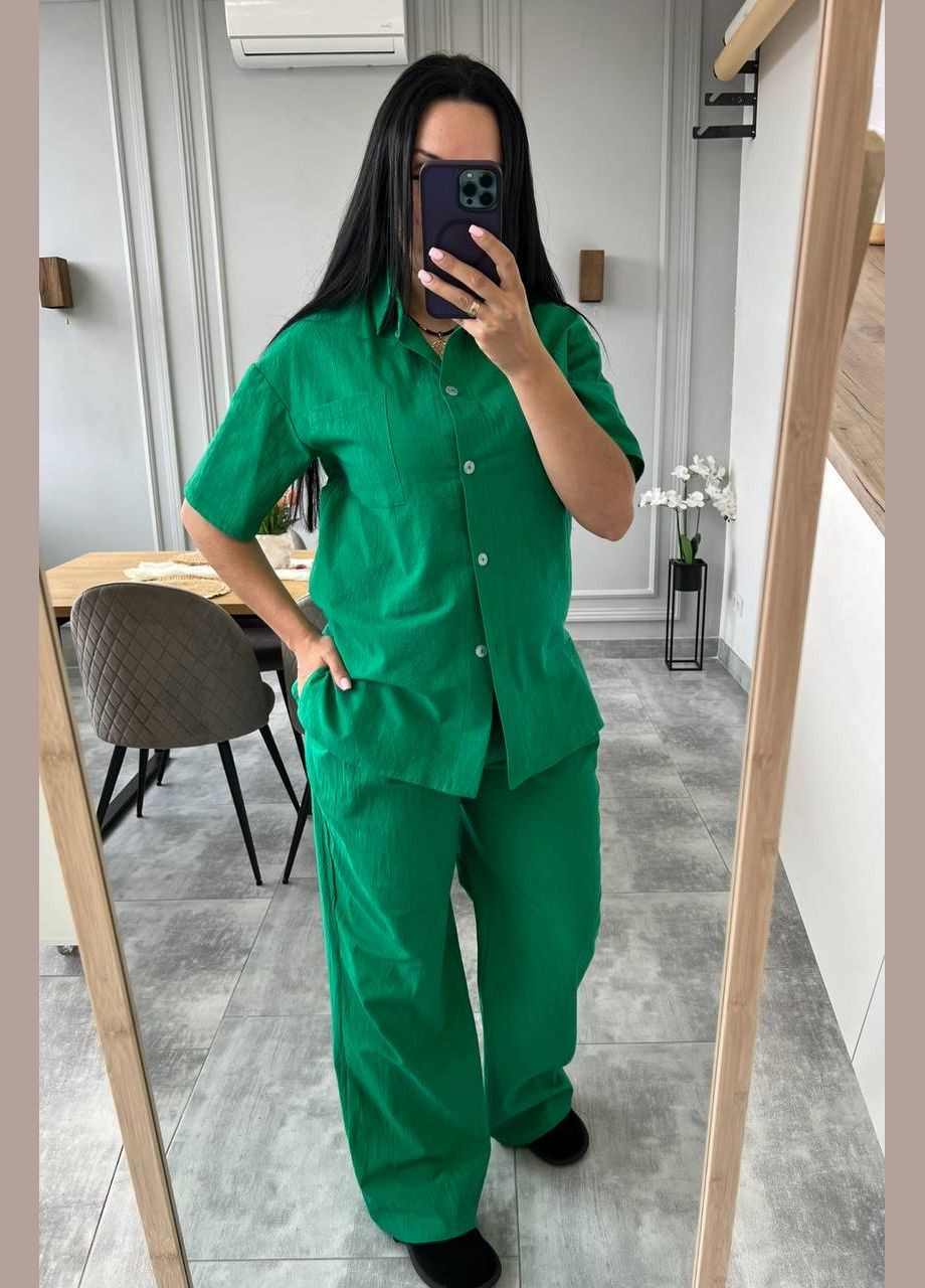 Жіночий костюм сорочка + штани Style Point (334709047)