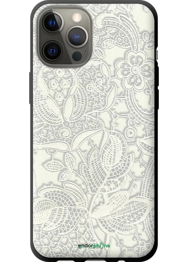 Чохол на iPhone 12 Pro Max Біле мереживо "4383b-2054-70447" Endorphone (387738552)
