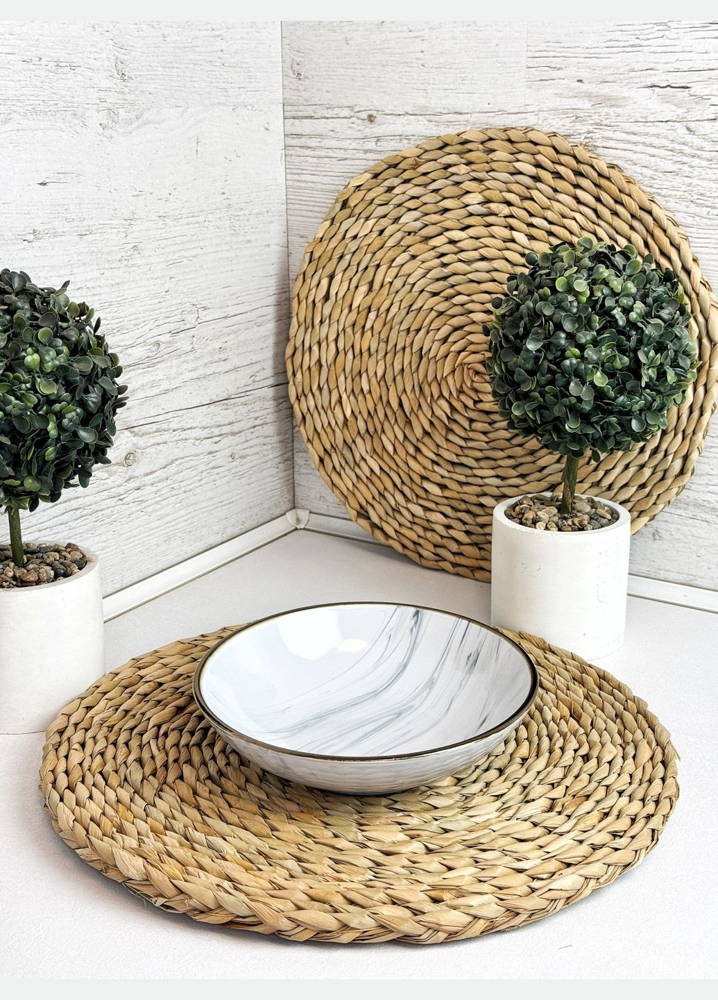 Столовий сервіз 28 пр. Maritimo Golden rim white IN0028MAR Intrendo (315931023)