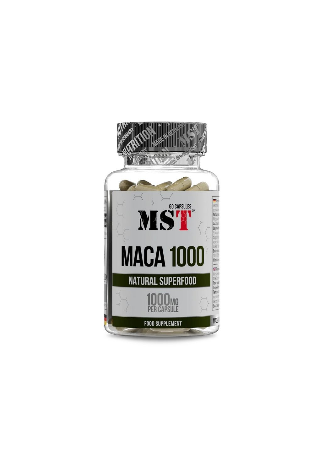 Натуральная добавка Maca, 60 капсул MST (315873937)