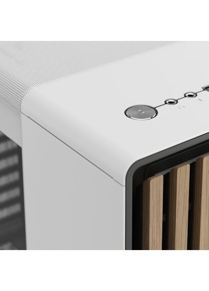 Корпус ATX без БП North c общ. стеклом North Chalk White TG Clear Tin FRACTAL DESIGN (360415414)