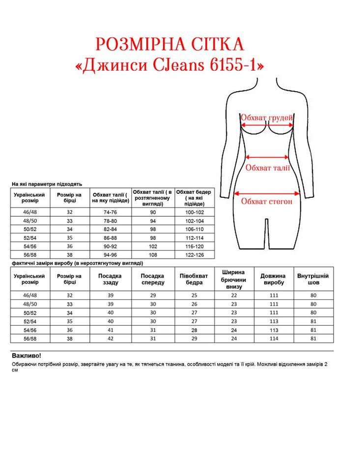 Джинси CJeans 6155-1 Alenka Plus - (354699856)