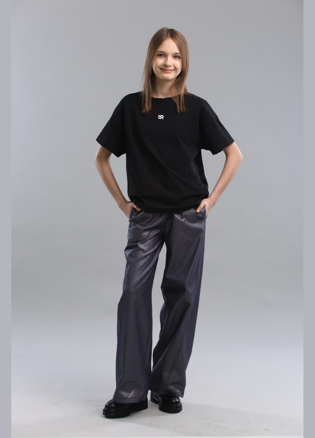 Джинси підліткові з напиленням IRmAS палаццо (325877436)