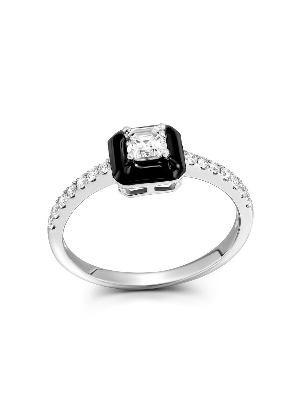 Кольцо с бриллиантами в белом золоте 1К309-0303 Zarina (333834104)