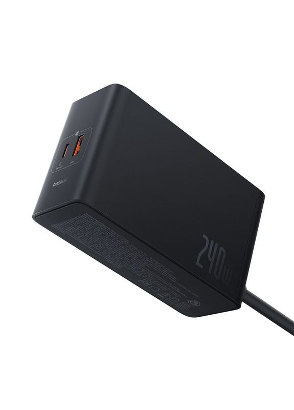 Сетевое зарядное устройство для Desktop Fast Charger 3C+U+DC 240W EU Cluster (P10163901113-00) Baseus Digital GaN Intelligent (361871359)