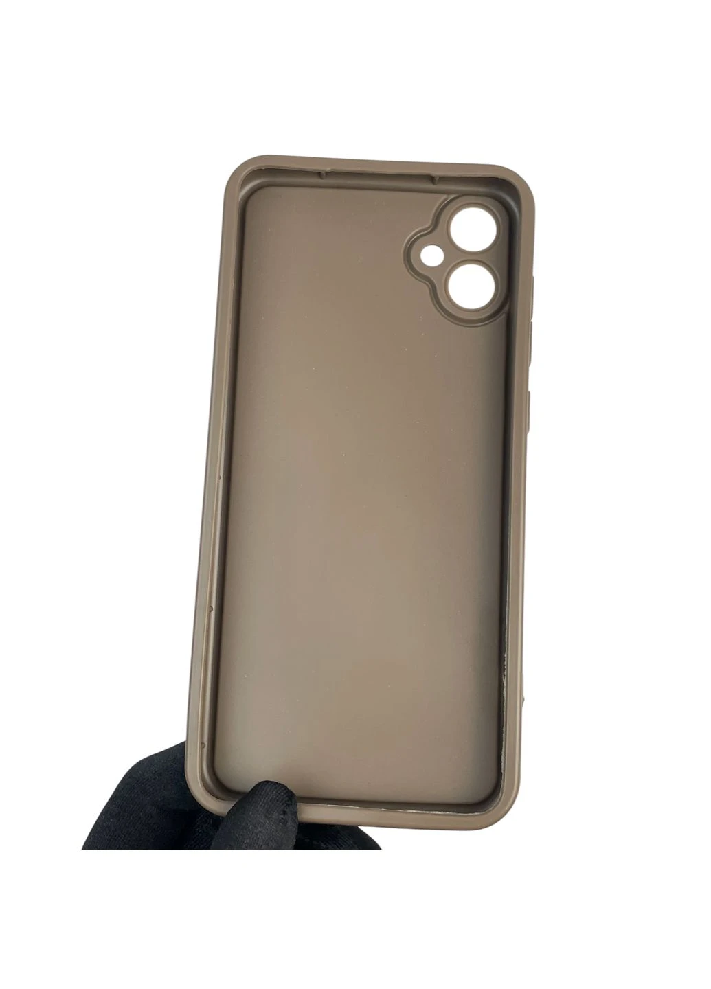 Чехол силиконовый Soft Touch с 3D принтом для Galaxy A05 (SM-A055) коричневый (Полная защита камеры) Samsung (373670483)
