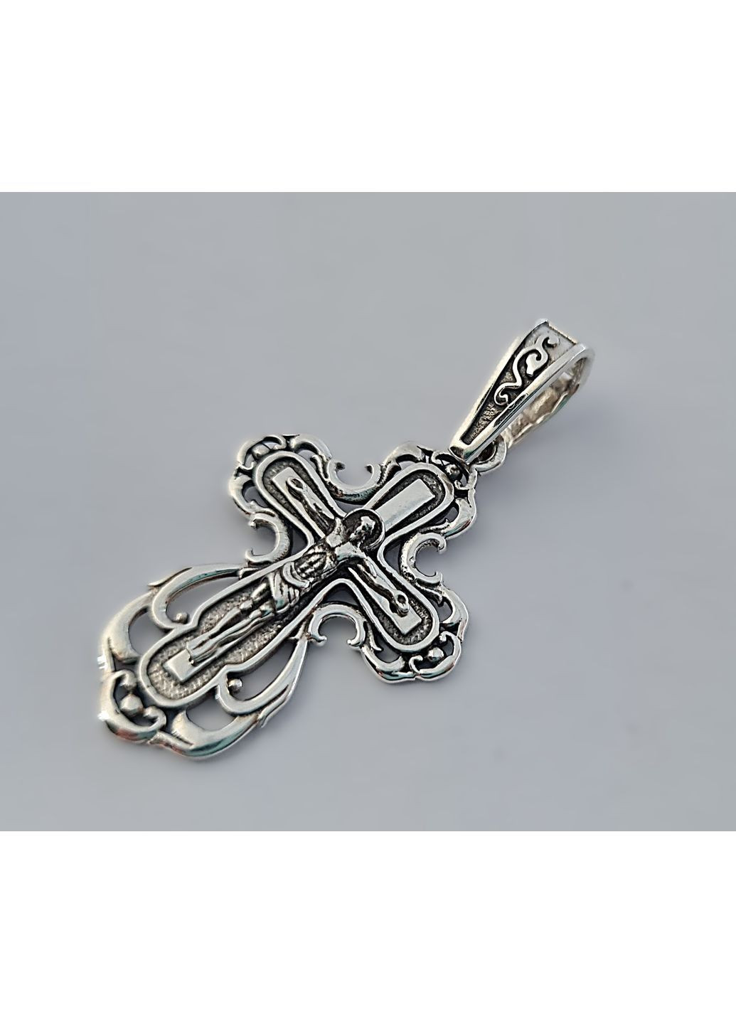 Срібний кулон хрестик 925 проби DeLoS (372183696)