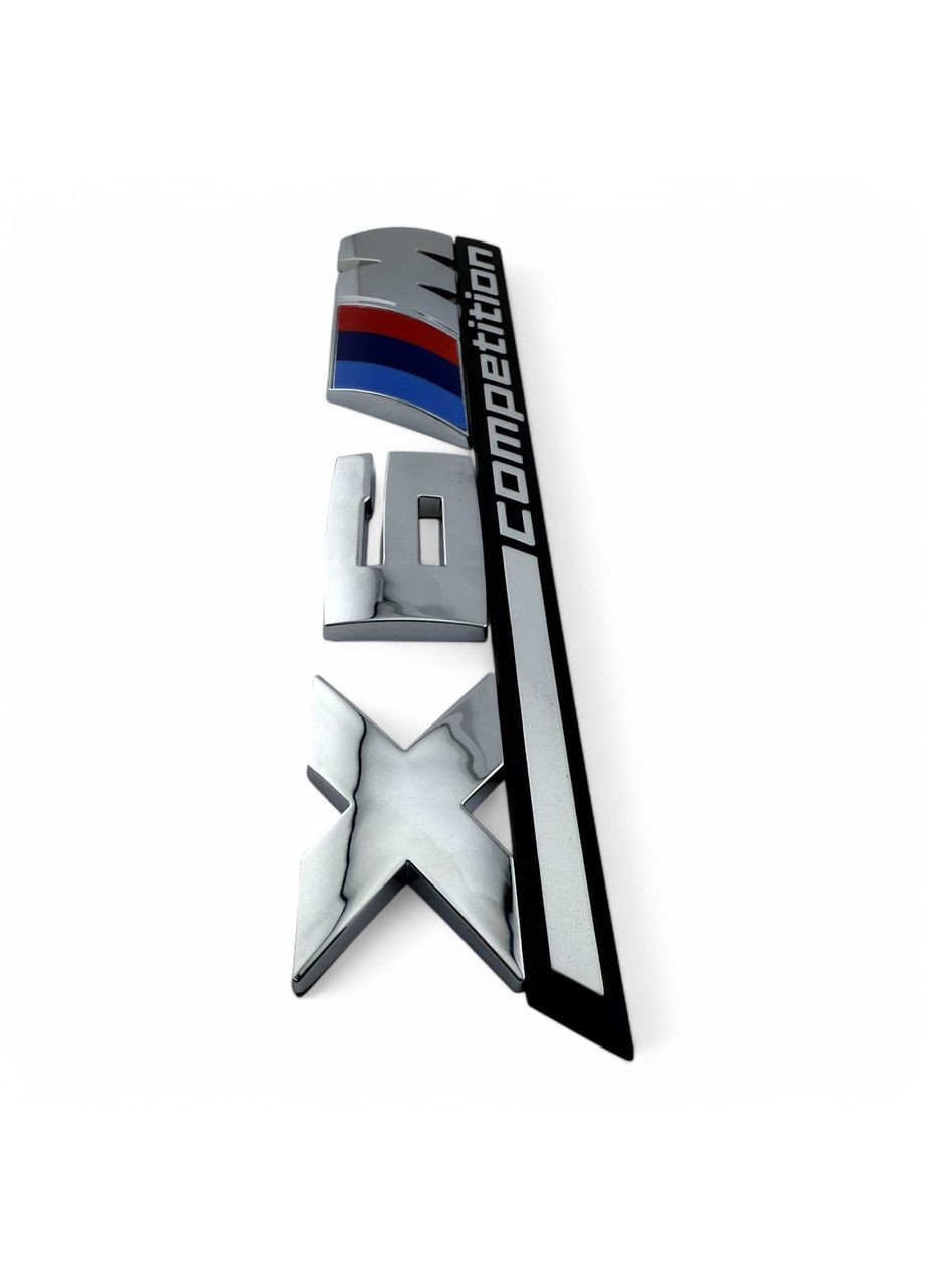 Эмблема BMW X6M Competition хром OEM (354698620)