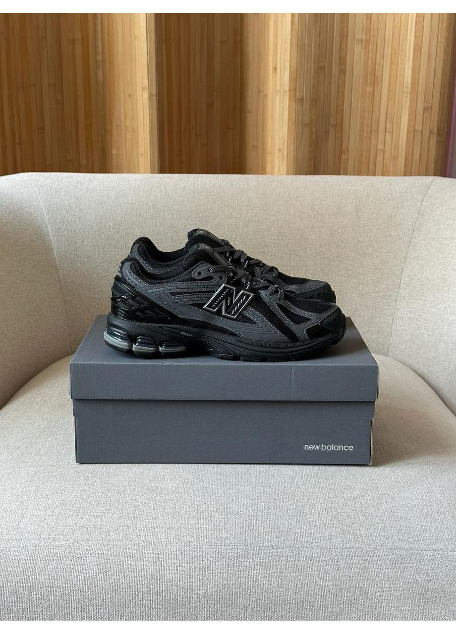 Чорні Осінні кросівки чоловічі new balance black/grey No Brand 1906R