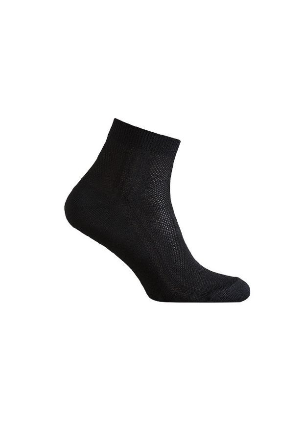 Шкарпетки чоловічі бавовняні Класик Сітка Чорна Лео (276535979)
