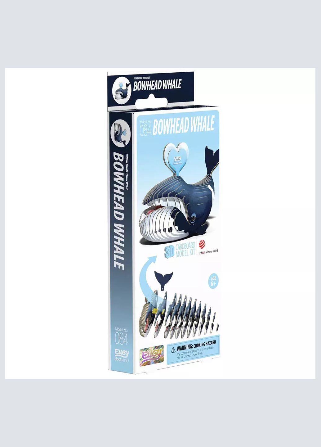 Сборная 3D модель Зоопарк Гренландский кит (XEG-084) Eugy (333252816)