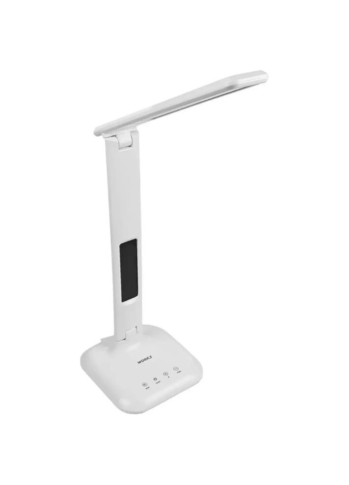 Настільна лампа EH1802AW LED з функцією годинника (134397) Work's (306745695)