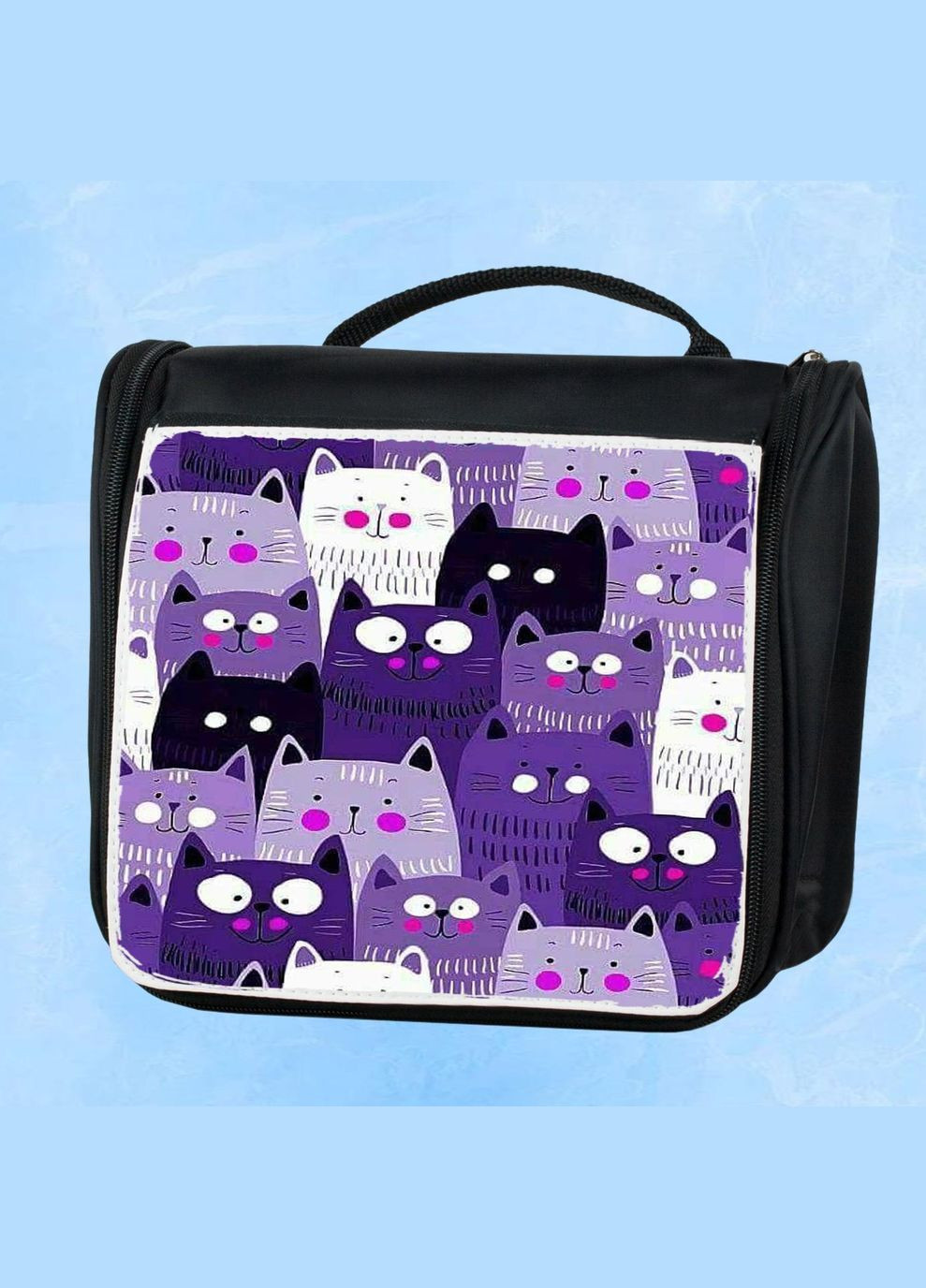 Дорожня сумка - органайзер для косметики несессер Art #345 Чорна No Brand (318677002)