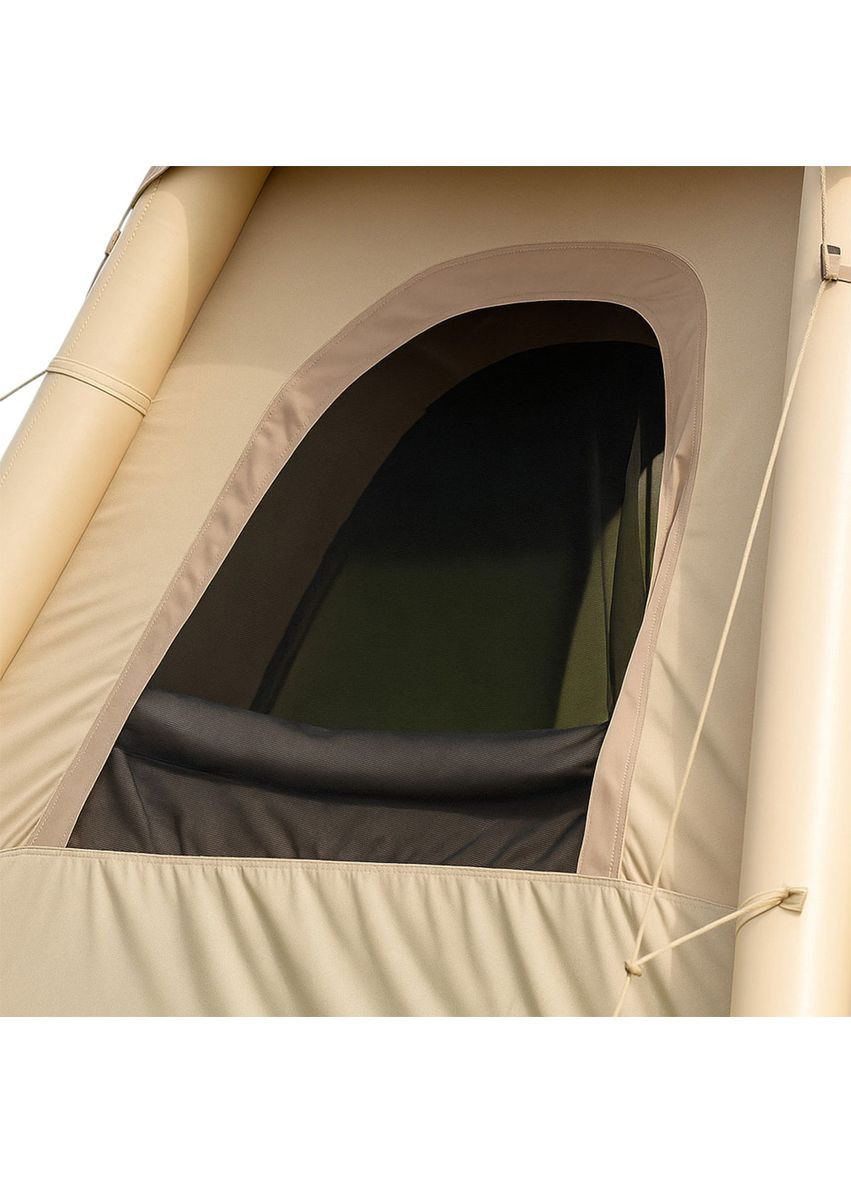 Надувная 3-х местная палатка 230×230×150 (см) для туризма и рыбалки палатка с надувным каркасом Бежевая LU-021 (A-034777) LUGI (352769604)
