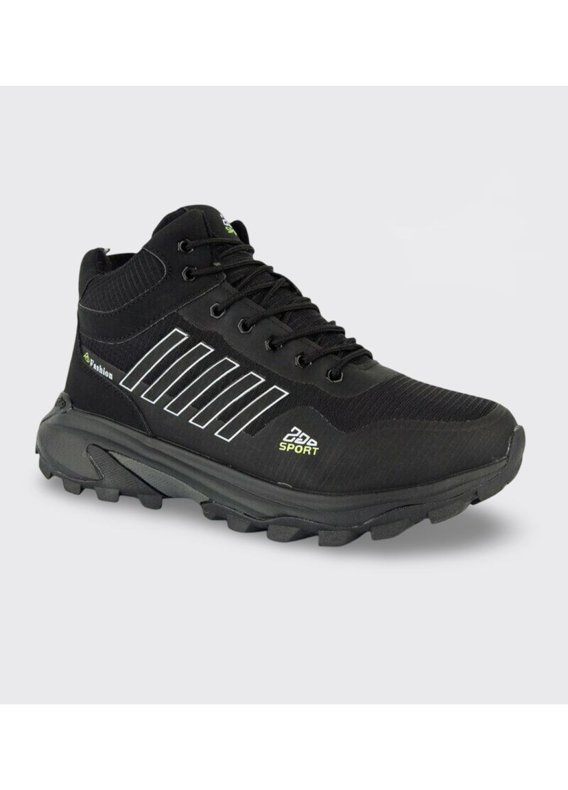 Черные осенние ботинки мужские зимние трекинговые черные (a820-21) 43 KMB