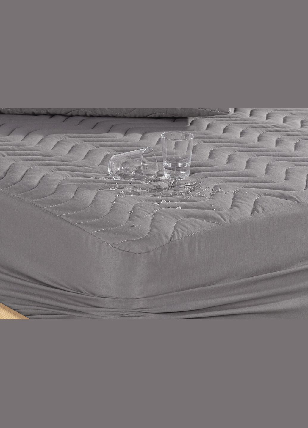 Наматрасник стеганный водонепроницаемый 140х200 см Kayra (338228075)