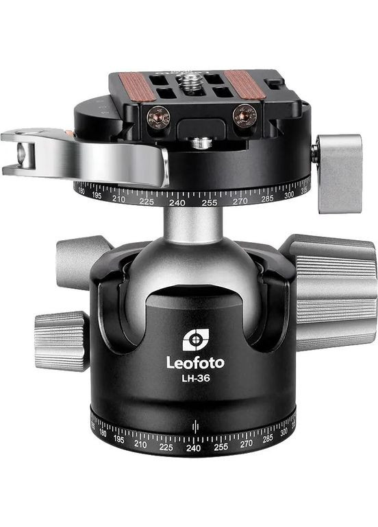 Головка штативна Leofoto LH36PCL+NP-50 шарова с затискачем ARCA. Шар: 36 мм No Brand (316439081)